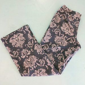 Silk & Wool Tapestry lined Pants paisley